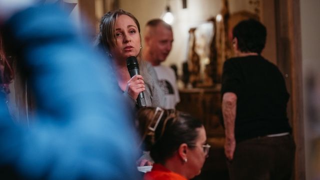 Rencontre à la Brasserie La Lorraine Image de Rencontre à la Brasserie La Lorraine