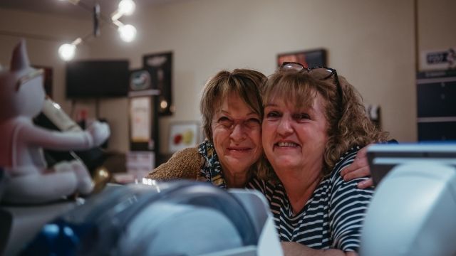 Rencontre à la Brasserie La Lorraine Image de Rencontre à la Brasserie La Lorraine