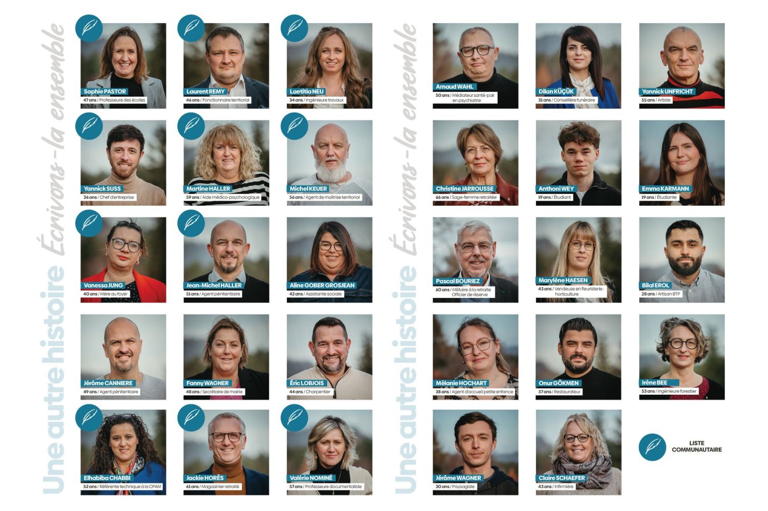 Image de Nous sommes heureux de vous présenter aujourd’hui le tract consacré à notre équipe