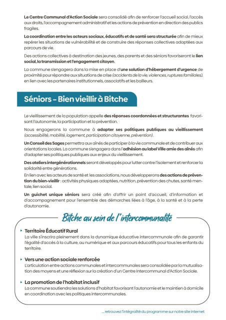 Programme - Sophie Pastor - Bitche 2026 Image de Programme - Sophie Pastor - Bitche 2026